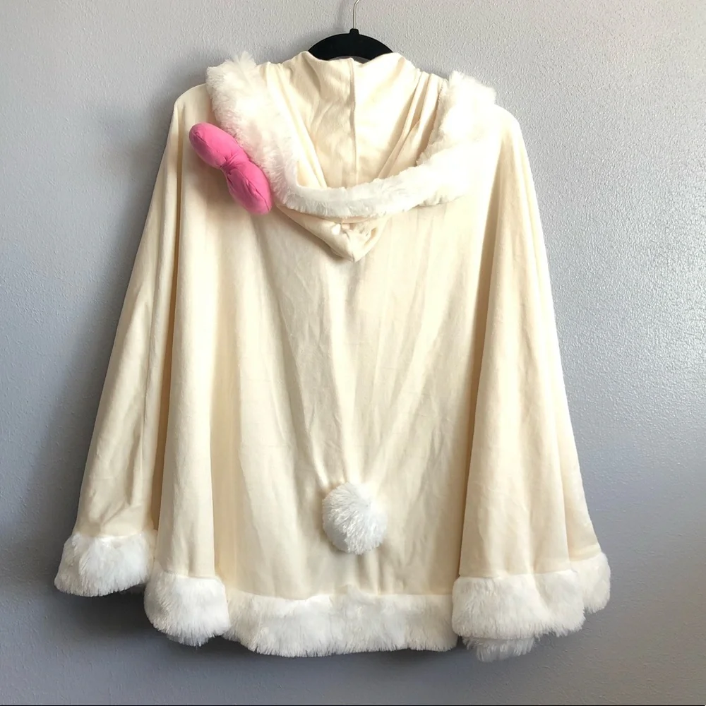 Hello Kitty Hooded Wrap Around Poncho